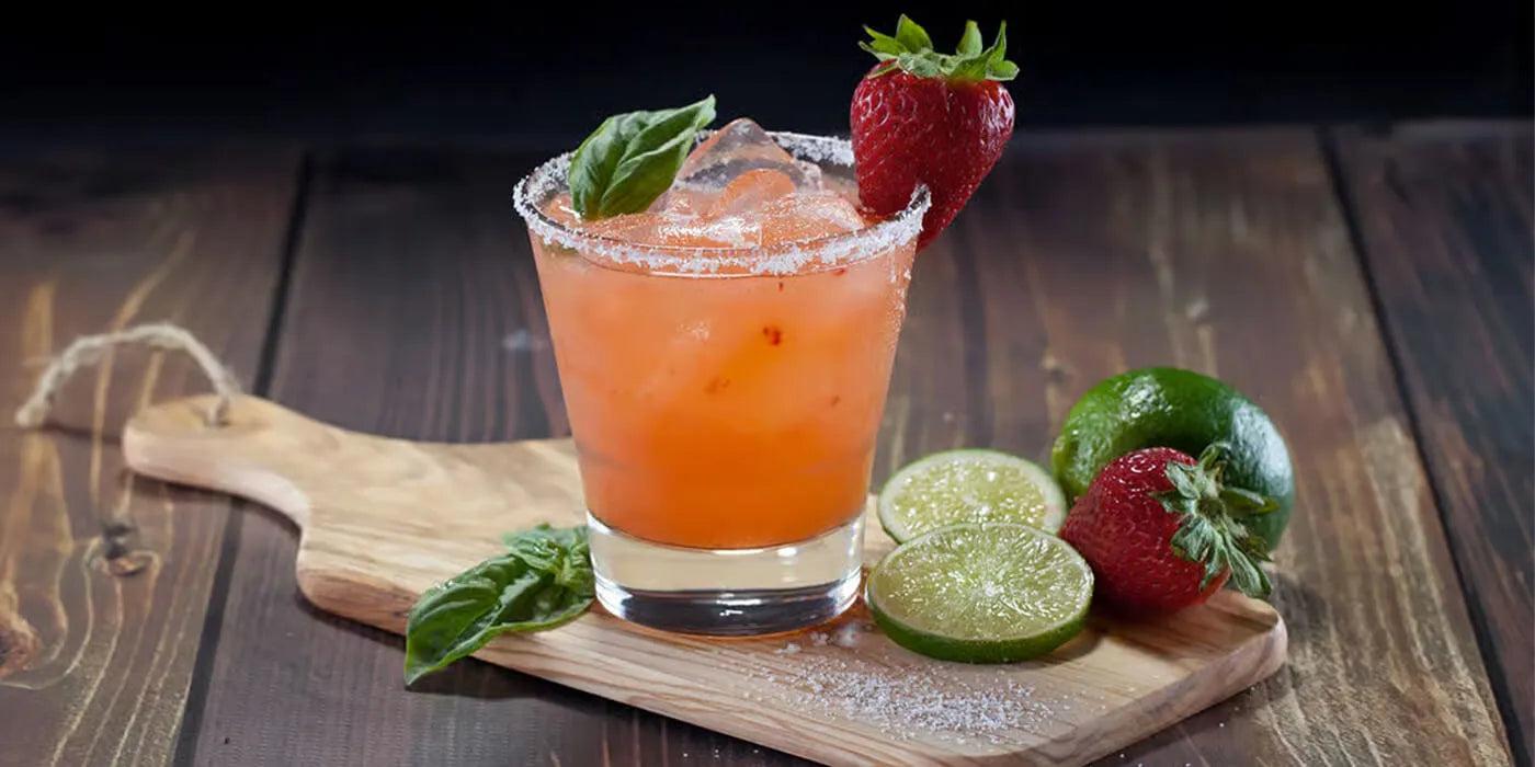 Strawberry Basil Margarita