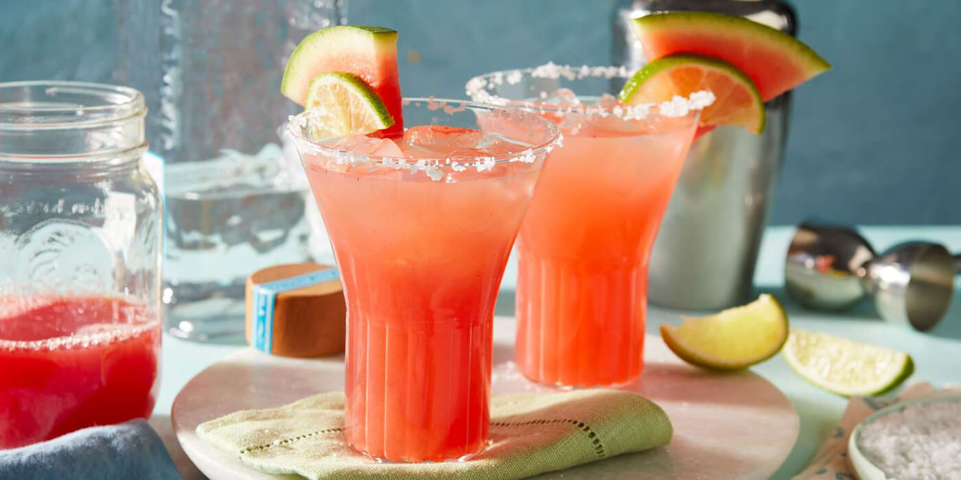 Watermelon Tequila Lime Cooler Cocktail Recipe